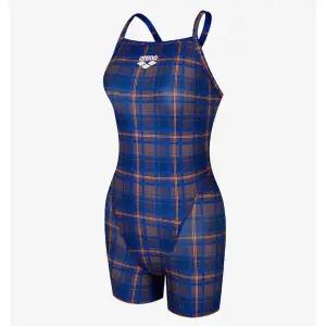 [브랜드정품] 아레나 컨트리 체크 2부 반신 싱글 수퍼플라이백 A5FL1LH05BLU