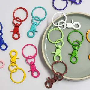 컬러 회전 버클 개고리 키 링