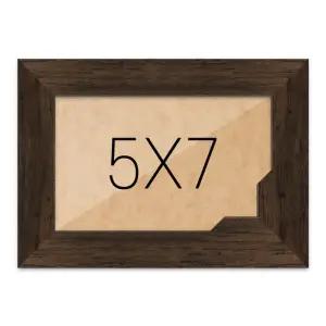 사진액자 5x7 (슬림월넛) 탁상벽걸이