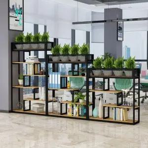 파티션 책장 사무실 가벽 선반 거실 책꽂이 실내 공간 분리 화분 다이 3단 80x29x11