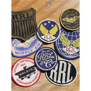 RRL 더블 RL 폴로 자수 패치 배지 패브릭 접착식 8가지 스타일 텍스타일 액세서리
