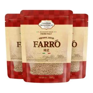 이탈리아산 파로 900g (300gX3봉) 고대 곡물 밀쌀 에머밀