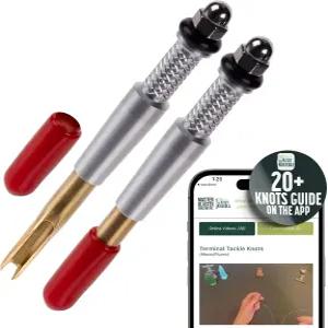 KNOT KNEEDLE - 쉽게 매듭을 짓고 낚시를 더 오래 할 수 있도록 설계됨