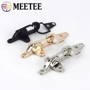Meetee 4/5cm 금속 버클 벨트 연결 랍스터 걸쇠 코트 허리 밴드 버튼 가방 장식 클립 의류 봉제 액세서리