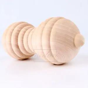 [콩심팥심]WL 순수편백나무 줄땅콩 마사지볼 대형 편백나무지압기