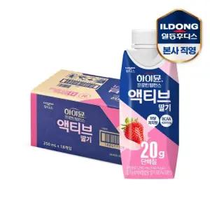일동후디스 하이뮨 프로틴 밸런스 액티브 딸기(250ml*18입) 1박스