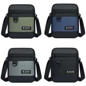 남자가방 (보리별) 남자 투톤 크로스백 데일리 가방 내마모성 튼튼한 쿠션감 미니 핸드폰백