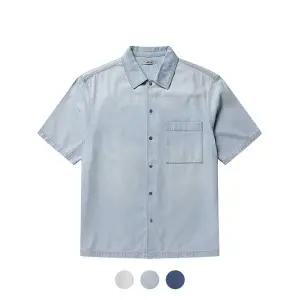 [폴햄][폴햄] 남성 데님 반팔 셔츠_PHE2WC1843