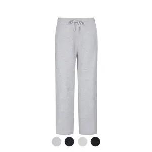 [폴햄][폴햄] 여성 플리스 슬릿 와이드 스웨트 팬츠_PHE1PT2010