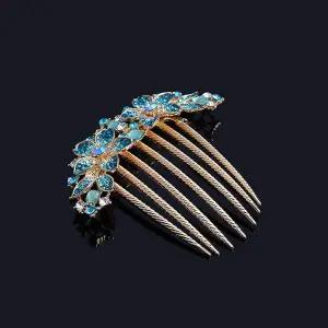 네프 포인트 헤어핀 블루 예쁜 머리핀