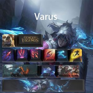 Xerath 리그 오브 레전드 귀여운 만화 게임 캐릭터 키보드 키캡 탁상 장식 휴일 선물 Elise Aatrox Syndra