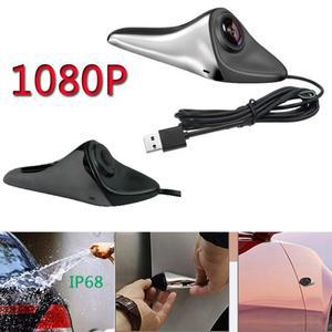 USB 1080P 자동차 사각지대 사이드 뷰 카메라, 디밍 미러 HD 후진, 가이드 라인 없음, 드릴링