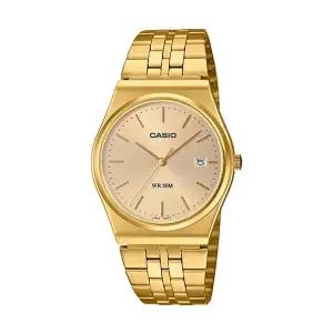 [신세계라이브쇼핑]카시오 MTP-B145G-9A 공용 라운드 아날로그 골드 메탈 손목 시계
