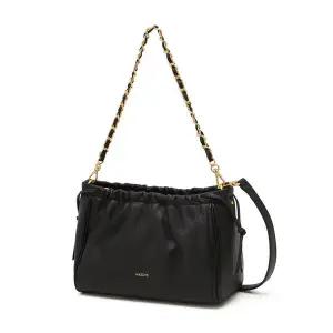 헤지스 HAZZYS 블랙 소가죽 체인숄더백 WIBA4F170BK