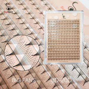 Premade Fans Lashes SUPMACIO 5D 6D 8D 10D 12D 14D Pre Made 어 볼륨 팬 속눈썹 320Fans Pointy Base Fau