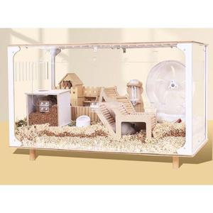 투명 햄스터 빌라 햄스터집 디깅박스 소형 골든햄스터집 관찰존 풀세트 터널