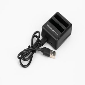 듀얼 충전 포트 도킹 스테이션 USB 스탠드 + Gopro Hero 4 액션 카메라 AHDBT-401 배터리 팩용 케이블