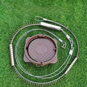 멧돼지 올무 퇴치기 퇴치 4MM 벌레 멧돼지트랩 유해 회전식 스텐강선