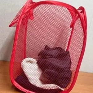 접이식 세탁물 바구니 보관용 빨래함 1P 캠핑용 물품 (WFK6A59)