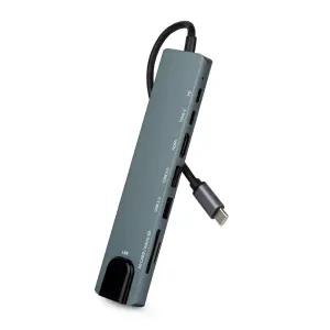 액센 MH11 C타입 8in1 올인원 멀티허브 PD 100W 4K@30 기가비트 LAN USB3.0 삼성DeX지원