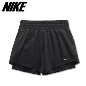 [나이키] 우먼스 원 드라이핏 미드라이즈 3인치 투인원 숏팬츠 DX6012-010