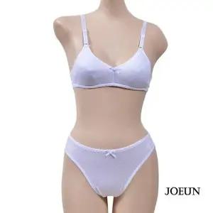 조은 2단계 은은한 브라팬티세트 매쉬도트 A컵 주니어 (WFH6XY9)