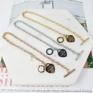 써지컬스틸 18 토글바 PM 발찌 체인 패션발찌 골드발 (WFLM5TC)