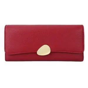 데일리 카드 지갑 레드 명함 신상 장지갑 WFLPNHJ