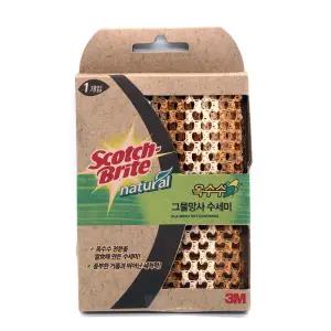 3M 내츄럴 옥수수 그물 망사수세미 1입 친환경수세미