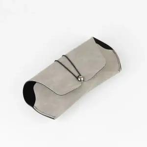 그레이 가죽 안경케이스 선글라스케이스 뉴트로 (WFHJMN8)