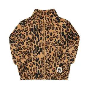 [미니로디니] 1000006013 (Leopard fleece jacket) 레오파드 플리스 아동 자켓