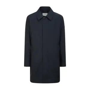 헤지스 HAZZYS 네이비 면혼방 하프코트 WHCO5A202N2