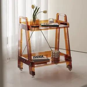 인테리어 2단 사이드 1 투명 테이블A (WFHJJ91)