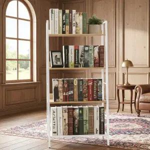 [이오스트]이지심플 책장겸용선반 4단 (화이트)