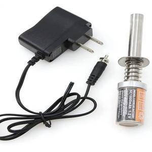 [호환품]니트로 스타터 글로우 플러그 점화기 충전기 세트 도구 연료 병 콤보 1/8 1/10 RC 자동차 엔진 파