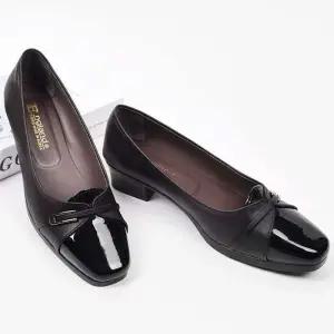 [룽스]스퀘어 정장구두 가보시힐 편한 근무화 엄마구두