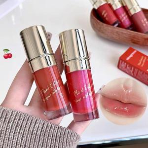 반짝이 글리터 립글로스 광택있 펄 식물 추출물 보습 젤리 립 오일 오래 지속되 메이크업 끈적임 없