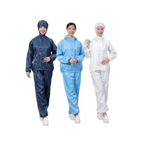 6XL 빅사이즈 여성 세트 상의 크린복 제전복 후드 투피스 방진복 하의