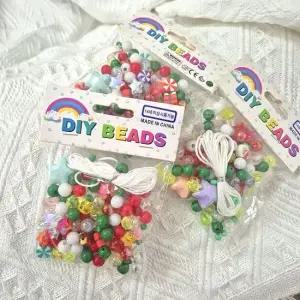 학교 알록달록 비즈 키홀더 만들기 세트