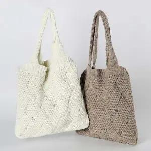 니트 에코백 데이트 쇼퍼백 미니 숄더백 패션 크로스백 나들이 대학생백