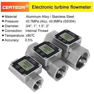 스테인리스 디지털 터빈 유량계 고정밀 액체 물 가스 업소용 산업용 디지털 측정 장치
