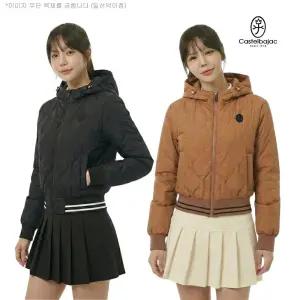 까스텔바작 골프 여성 블루종 경량 자켓 퀼팅 패딩 후드 점퍼 BGEWPD-701