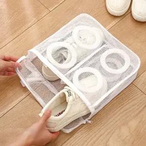 칸막이빨래망 속옷그물망 충격방지 열림방지 칸막이 빨래주머니 걸이있는 (WFKHO9J)