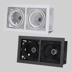 par30 멀티2구 kc 매입형 타공 330x165 사각 등기 인테리어등