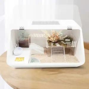 도둑게사육장 스마일게 거북이 놀이터 따뜻한 키우기 소라게 햄스터 집