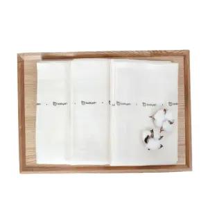 베이비앙 국내산 무형광 순면 대나무 밤부 오가닉 사각 원통형 엠보 거즈 천기저귀 땅콩기저귀 기저귀커버