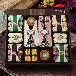 명절선물 춘향골 한과 선물세트 함께2단 설날 어르신선물 약과 강정 유과