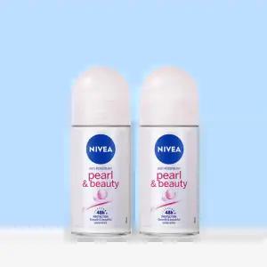 니베아 데오드란트 롤온 펄 앤 뷰티 50ml X 2개