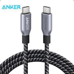 Anker Prime USB C 케이블 240W 3피트 고속 충전 100년 굽힘 내구성을 갖춘 재활용 편조 나일론