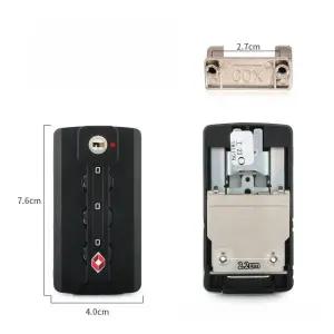 TSA잠금장치 캐리어 락 교체 부품 여행 가방 수리 TSA 자물쇠 TSA007 블랙 1개